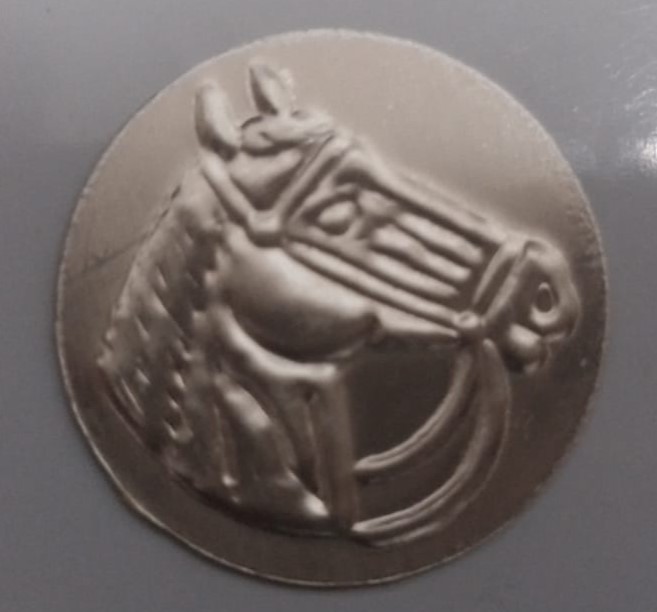 Estampa 25 mm Caballo Derecho