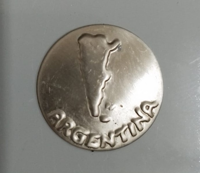 Estampa 13 mm Mapa Argentina